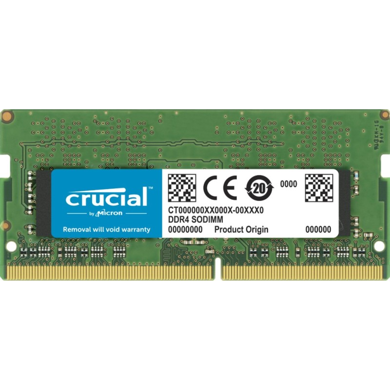 32GB (1x32GB) Crucial DDR4-3200 CL 19 SO-DIMM RAM Notebook Speicher